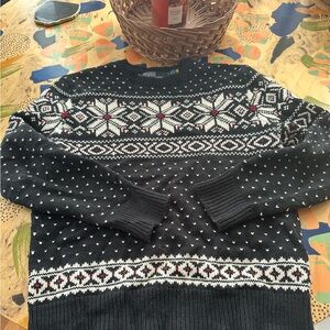 Polo Ralph Lauren Fair Isle Snowflake Holiday Sweater
